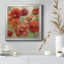 Poppy Party - Peinture sur toile encadrée-179822689-179822688