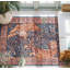 Shanea Botanical Tiger Multi Navy Modern Floral Flat-Pile Rug-96269842