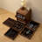 Nut-brown Rectangular Solid + Manufactured Wood Jewelry Armoires