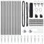 Vidaxl Hexagon Fence 0.4 M Steel-114621400-114621404