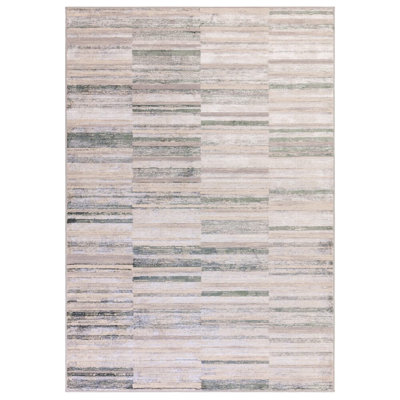 Anandita Stripe Green Area Rug