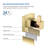 Cube 4 - Piece Bathroom Hardware Set-90977476