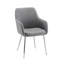 Centanne Fabric Dining Chairs with Chrome Legs-1418829040