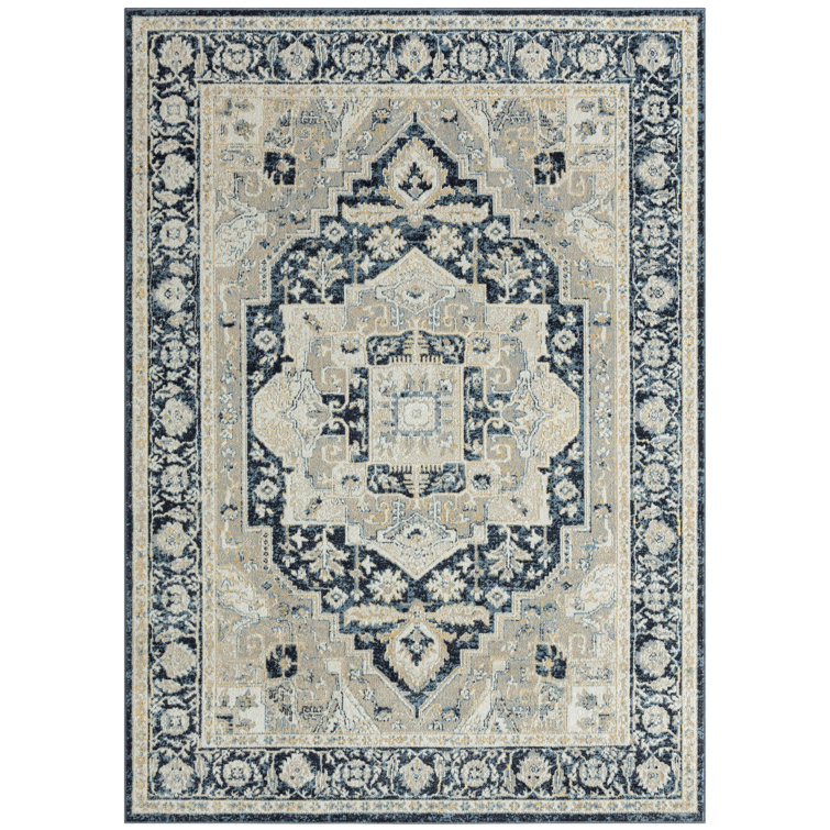 Tapis oriental lavable à la machine Amaresh
