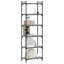 Adeife 188cm H x 30cm W Metal Standard Bookcase-747873585-747873591