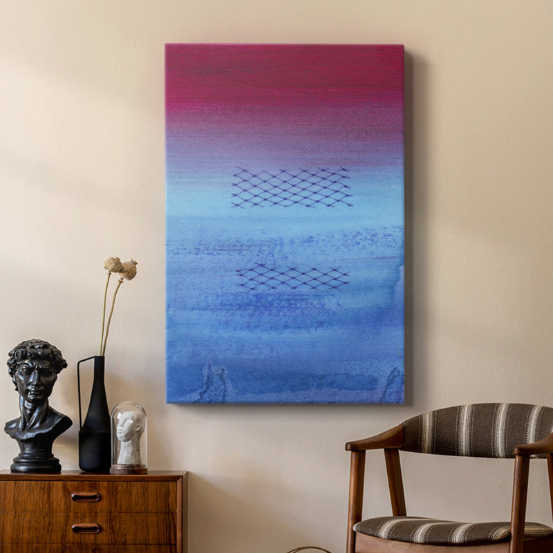 Gently Oppose II -Custom Wrapped Gallery Cavas, 18" H x 12" W
