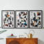 ABSTRACT Series LXI - Impression encadrée sur mesure de qualité supérieure - 3 pièces-1689144290-1689144292