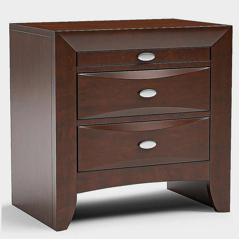 Table de chevet 1pc, Cerisier