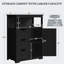 Armoire de salle de bain autoportante l 22 po x H 34,1 po x P 11,5 po Brigit-420474284-455622885