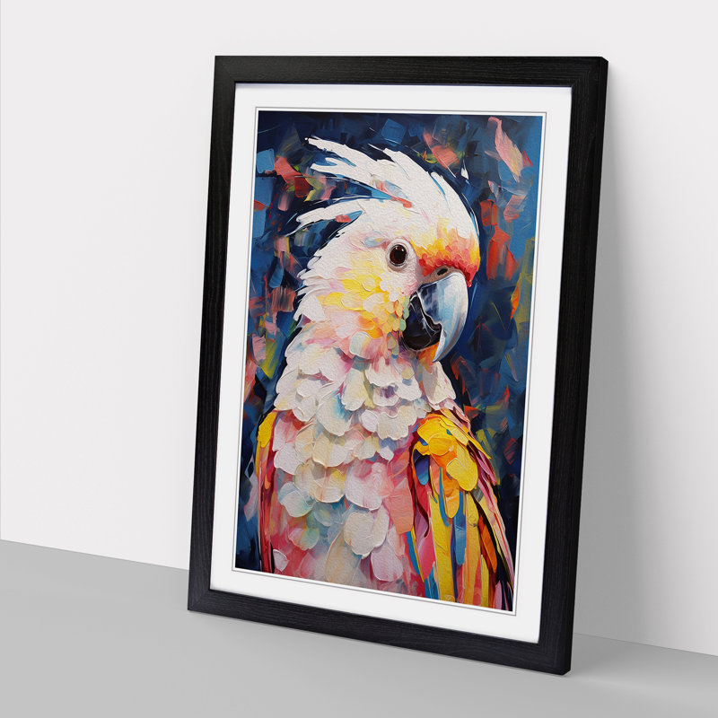 Single Picture Frame Print on Wood, Black Framed, 46cm H x 34cm W