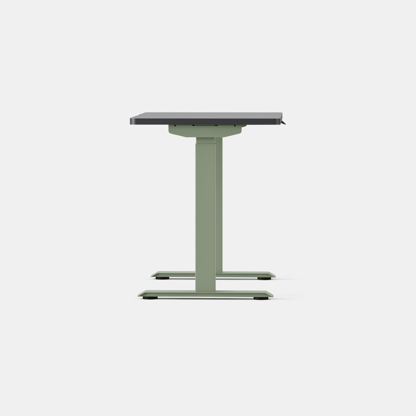 Duo Standing Desk, 47.3" H x 36" W x 24" D, Sage, Charcoal