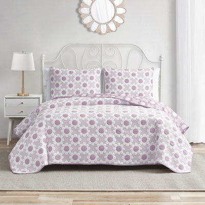 Ensemble de courtepointe réversible en mélange de coton tissé à motif marguerite jaune toutes saisons DESIGN STUDI