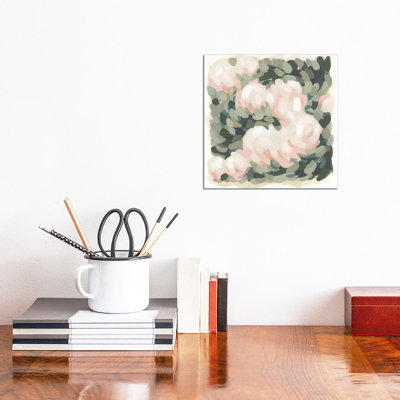 Blush & Celadon I by June Erica Vess - Wrapped Canvas Painting