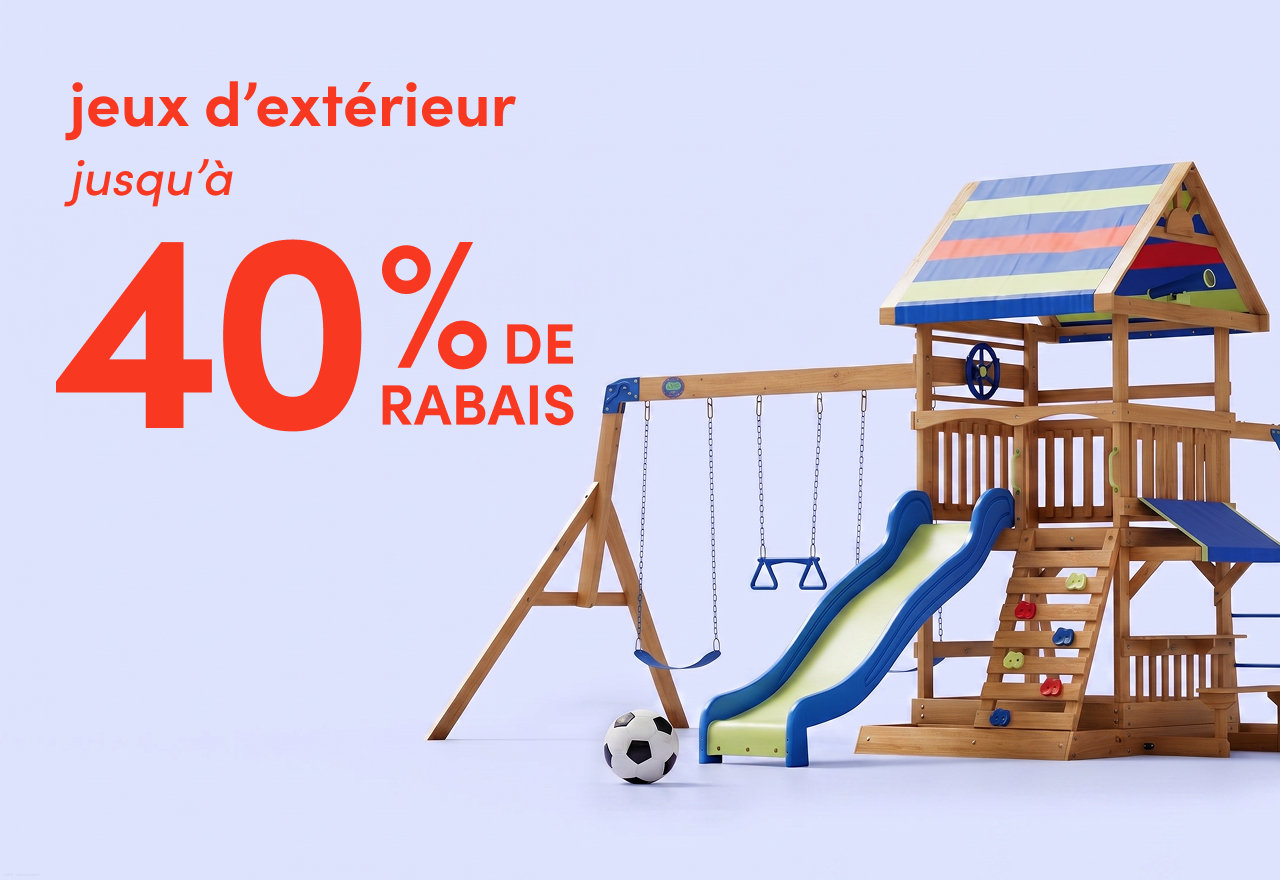jeux d'extérieur en solde