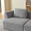 Très grand canapé compressé 3 places avec tissu chenille, sans assemblage, peu encombrant pour le salon-117534344
