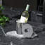 Striations Stainless Steel Ice Bucket