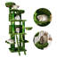 Arbre à chat stable à plusieurs niveaux avec poteaux à griffer en sisal pour maisons multi-chats-1752119485