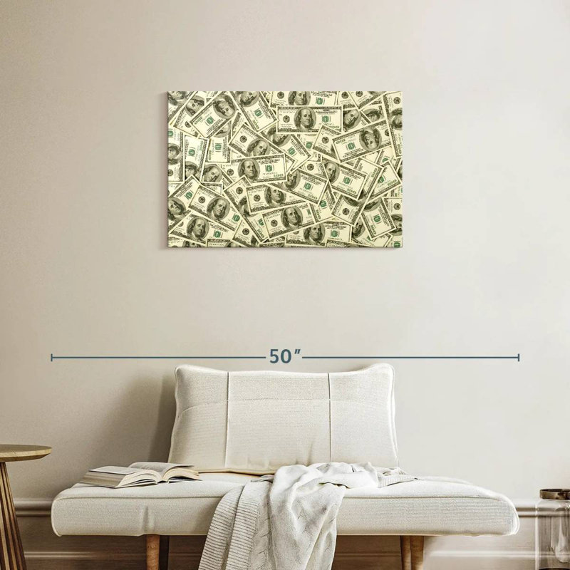 Billet de cent dollars Kerner, H 20 po x l 30 po