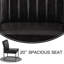 Chaise d'appoint rembourrée en similicuir-823895083