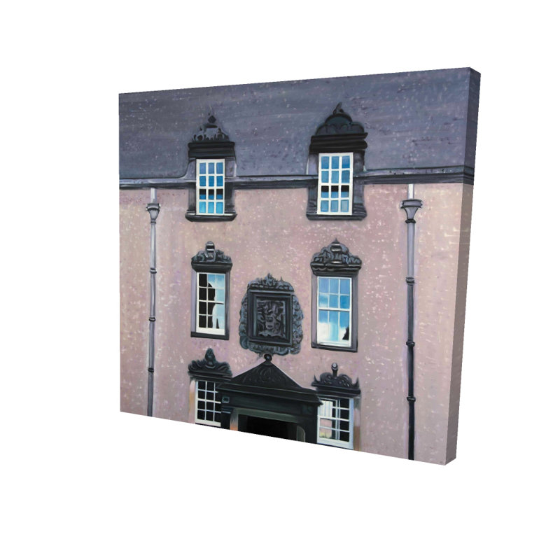 Argyll's Lodging at Stirling Castle - Pink Building Canvas Decor