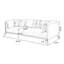 Canapé modulaire kaki en cuir véritable-109304990-109304992-109304994