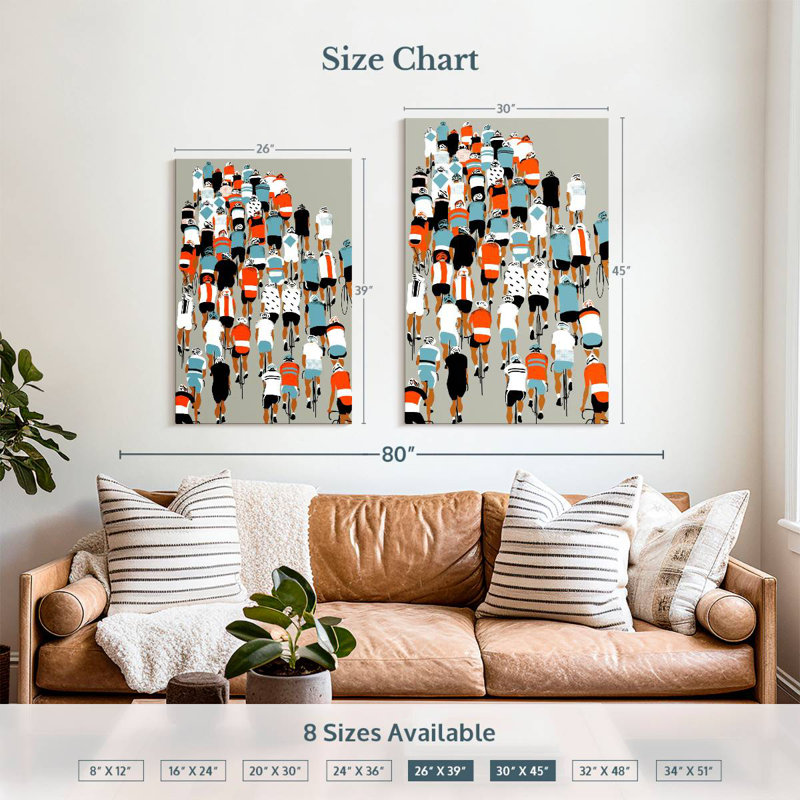 Sireci Peloton, 39" H x 26" W