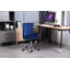Chaise de travail en velours Kassandra-71022393