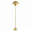 Lampe sur pied dôme moderne avec lumière indirecte, poteau en métal mince et interrupteur au pied - lampe sur pied de 65 po de hauteur pour salon, chambre à coucher, bureau - douille E26-1921478662