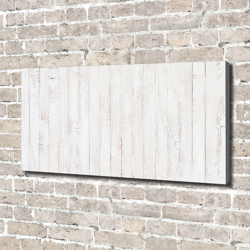 Wooden Background - Wrapped Canvas Print