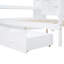 Lit de jour en bois double avec 3 tiroirs, ports USB et bureau-61181287-61181286