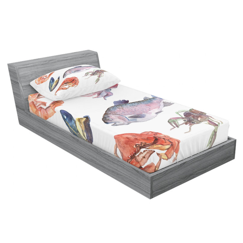 Ijlal Microfiber Sheet Set, Twin XL Sheet Set with Fitted Sheet