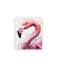 «Vibrant Flamingo», art mural sur toile 20 po x 24 po