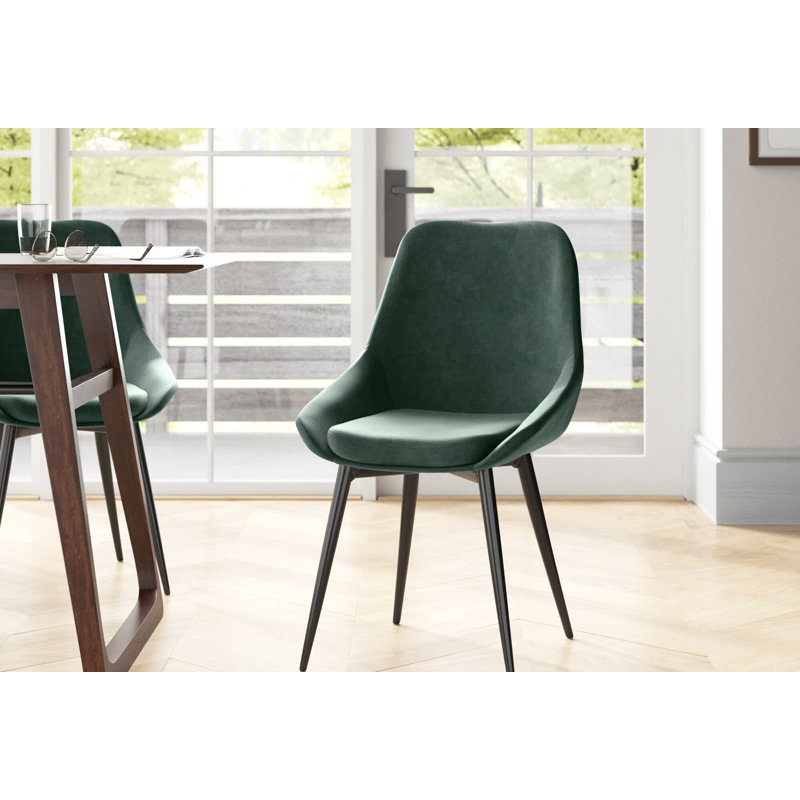 Rocio Upholstered Dining Chair, Green