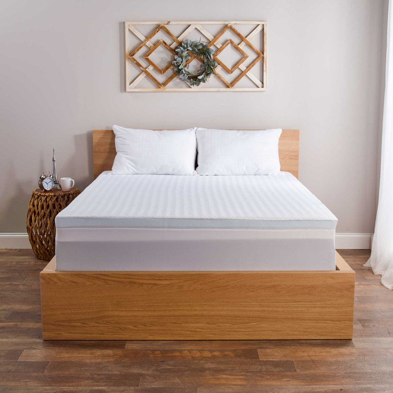 Comfort Tech 2'' Memory Foam Mattress Topper, Twin XL