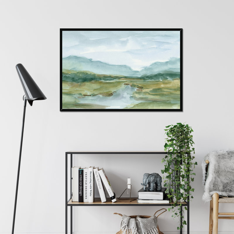 Sketchbook IV by Ethan Harper - Painting, Black Single Picture Framed Paper, 65cm H x 95cm W