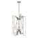 Algertha 12 - Light Steel Dimmable Geometric Chandelier