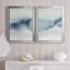 Summer Rain I - ensemble de 2 reproductions d'art sur toile encadrées-61455559-61455560
