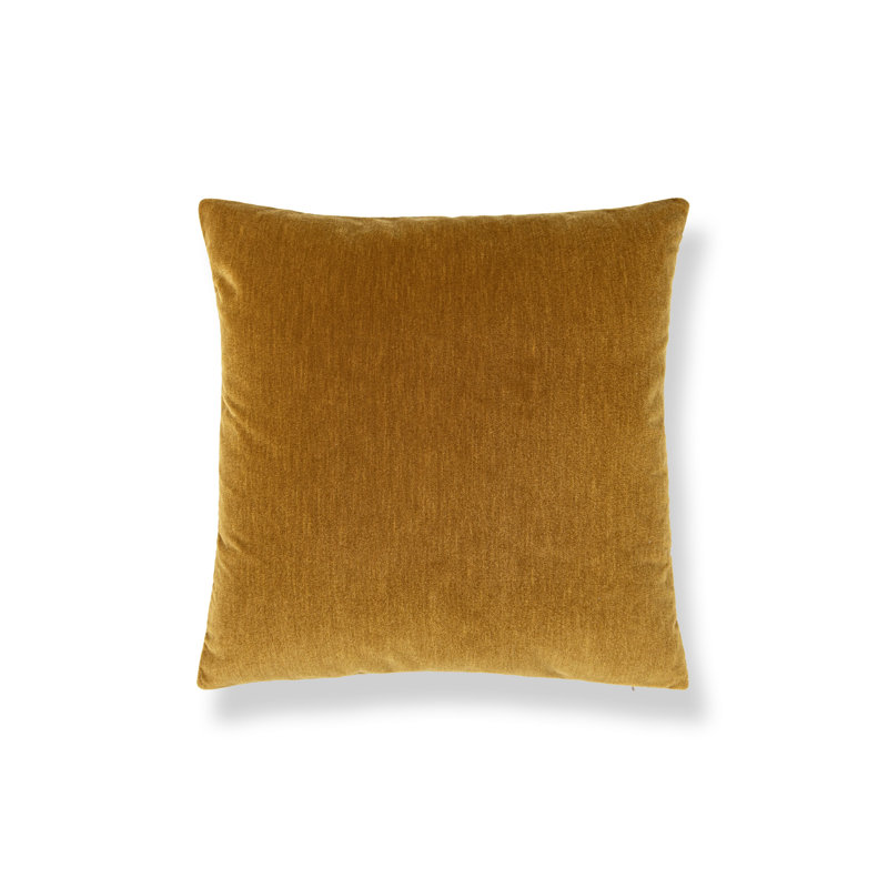 TUDOR VELVET PILLOW, Square - 22"H x 22"W, Bourbon