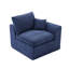 Canapé modulaire modulaire Cloud Couch, canapé moderne Comfy Cloud, 2 places avec housses de coussin Mobilier amovible pour le salon, la chambre à coucher, les appartements, les dortoirs, aucun assemblage requis-630793440