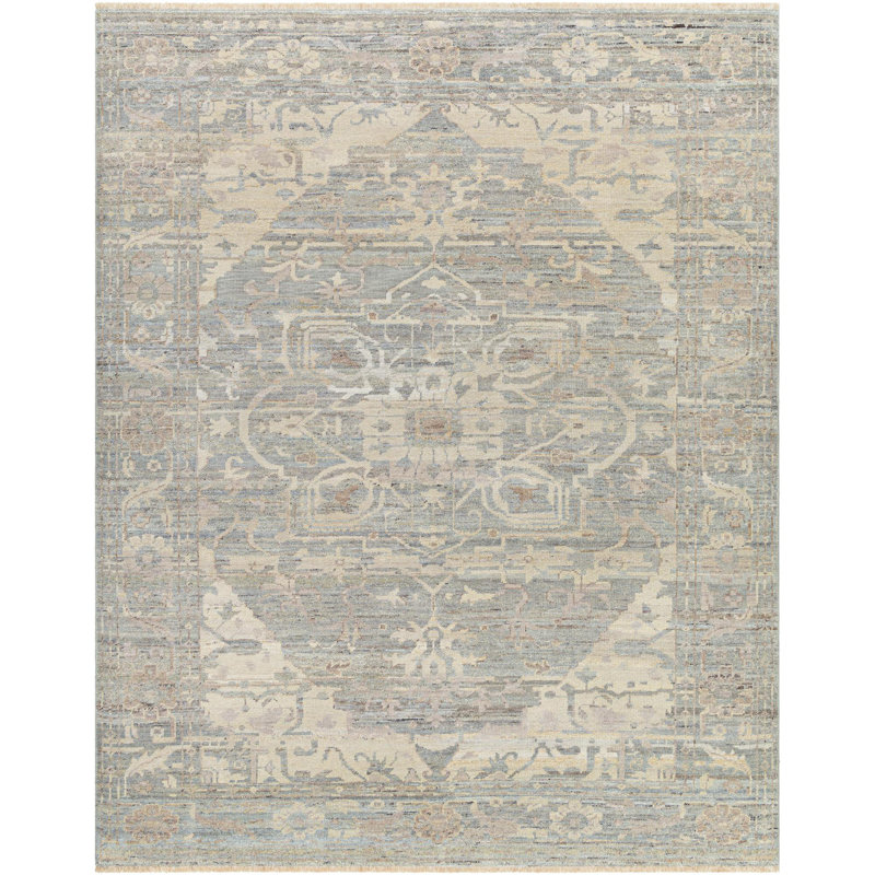 Amariz Hand Knotted Area Rug, Rectangle 3'5" x 5'5"