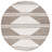 Lacourtney Natural Fiber Hand Woven Jute/Wool/Cotton Geometric Rug in Natural/Ivory-133247786