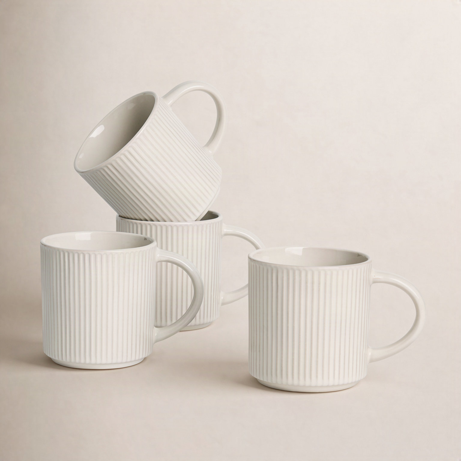 Cinnamon Brown Ceramic Mug, Oat