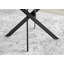 Tierra Modern Metal & Glass Round Dining Table Set with 6 Luxury Faux Leather Chairs-87471350