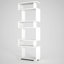 Alberton 165.3cm H x 60cm W Geometric Bookcase-1526156913