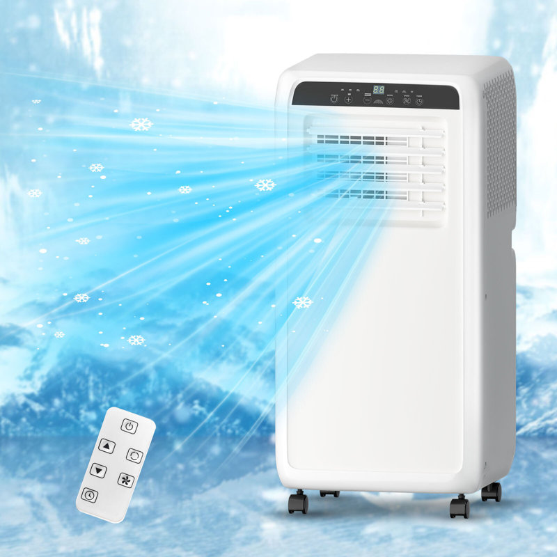 10000 BTU Portable Air Conditioner Window Unit with Remote - 3-in-1 AC, Fan & Dehumidifier for Rooms Up to 400 sq.ft.Quiet, Energy Efficient, Easy Install with Window Kit, Wheels for Bedroom, Office
