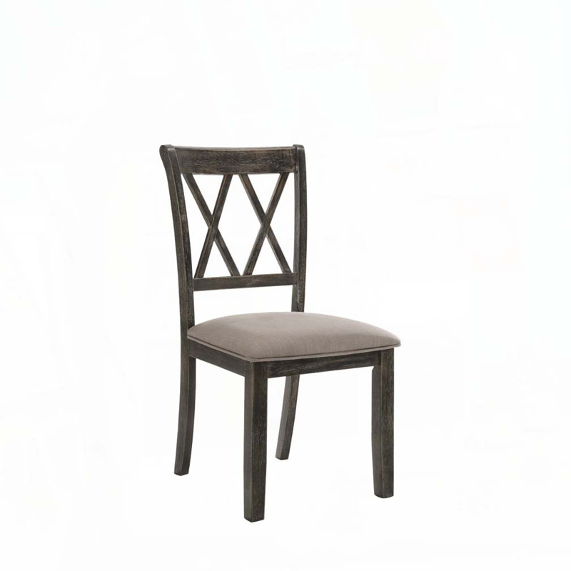 Upholstered Dining Chair with Wood Legs
