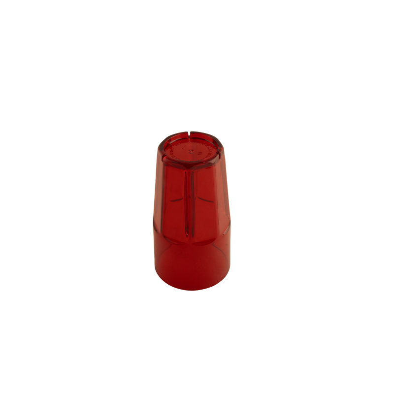 Le GE Ensemble de verres en verre 4 pièces, 22 oz., Rouge
