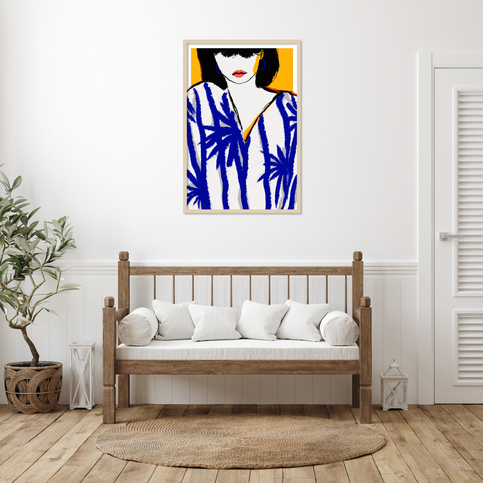 Galya "Summer Memories" Print by Treechild, Brown, 41" H x 28" W