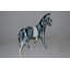 Statue cheval en résine multicolore Aaheli - taille: L 4 po x l 13 po x H 11 po.