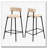 Handwoven Paper Rope Bar Stools